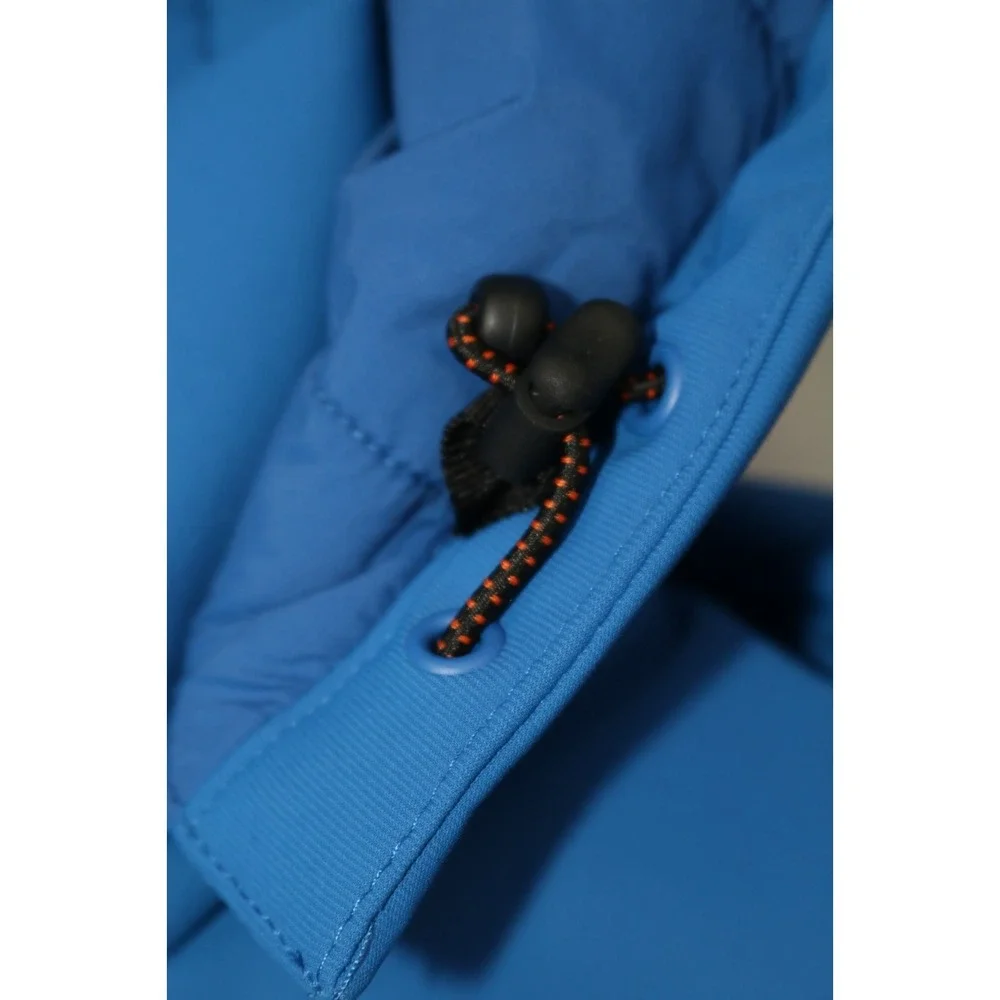 Save The Duck Womens Lexy17 Lila Plumtech Mid Jacket Blue Black Sz XS HeatRetain - Picture 8 of 16